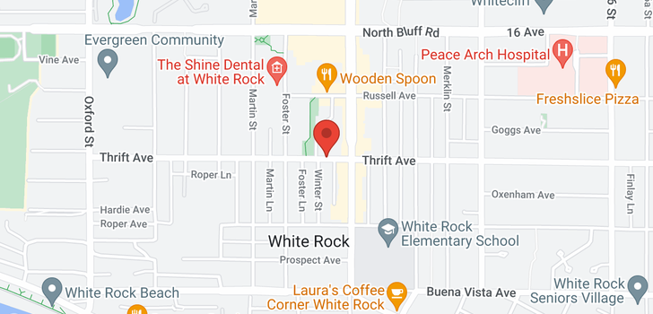 map of 1009 15165 THRIFT AVENUE